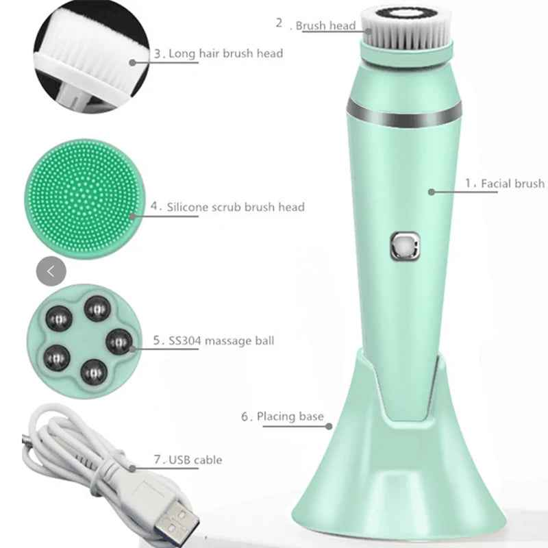 PurePulse™ Sonic Facial Massager And Facial Cleansing Brush