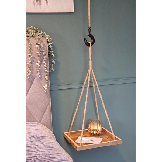 Haken Deckenhaken Hängehaken Dekohaken Seil Tau Metall Aufhängung Länge 110 cm