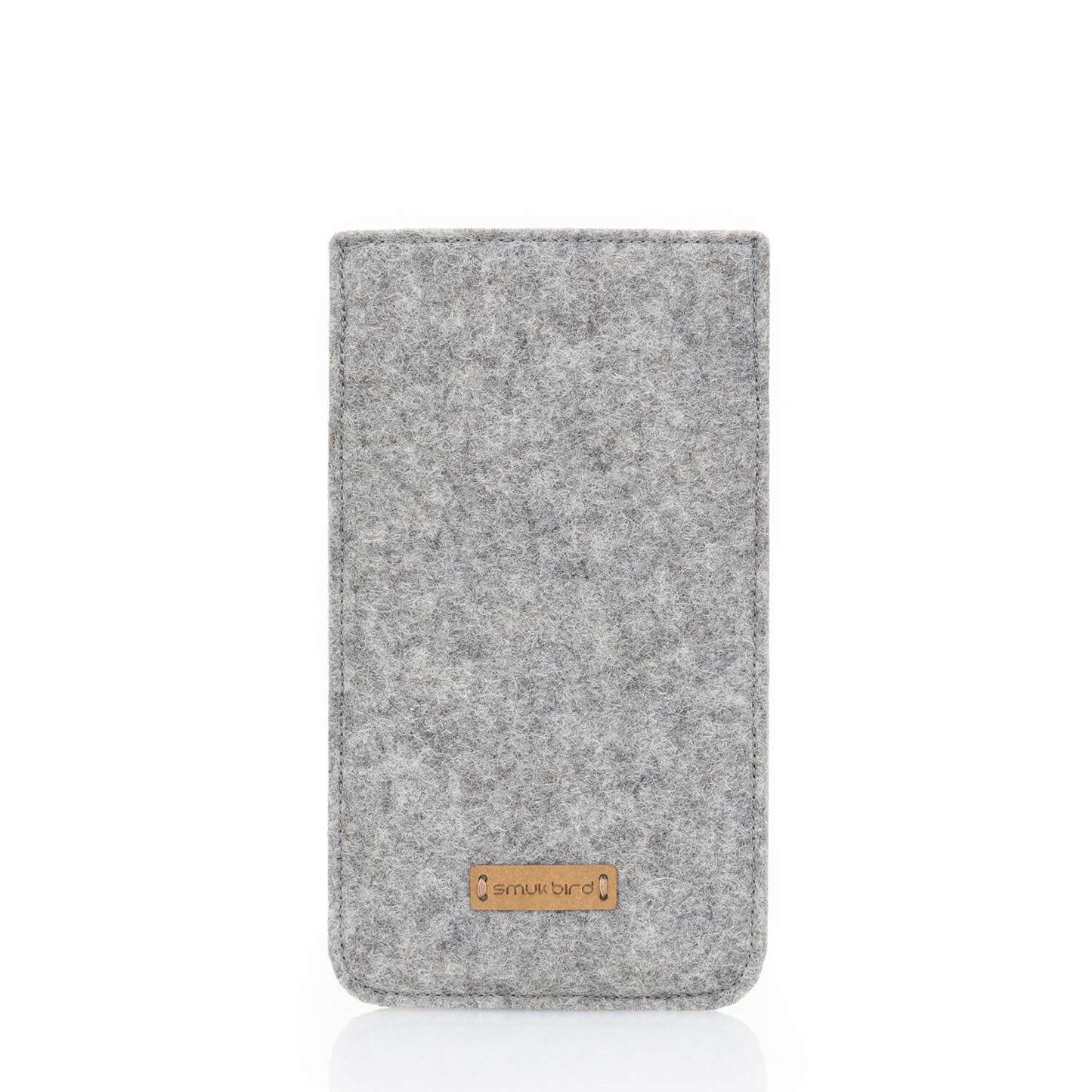 Handytasche mit Kartenfach für Xiaomi MIX Flip | hellgrau - shapes | Modell "ZIP"