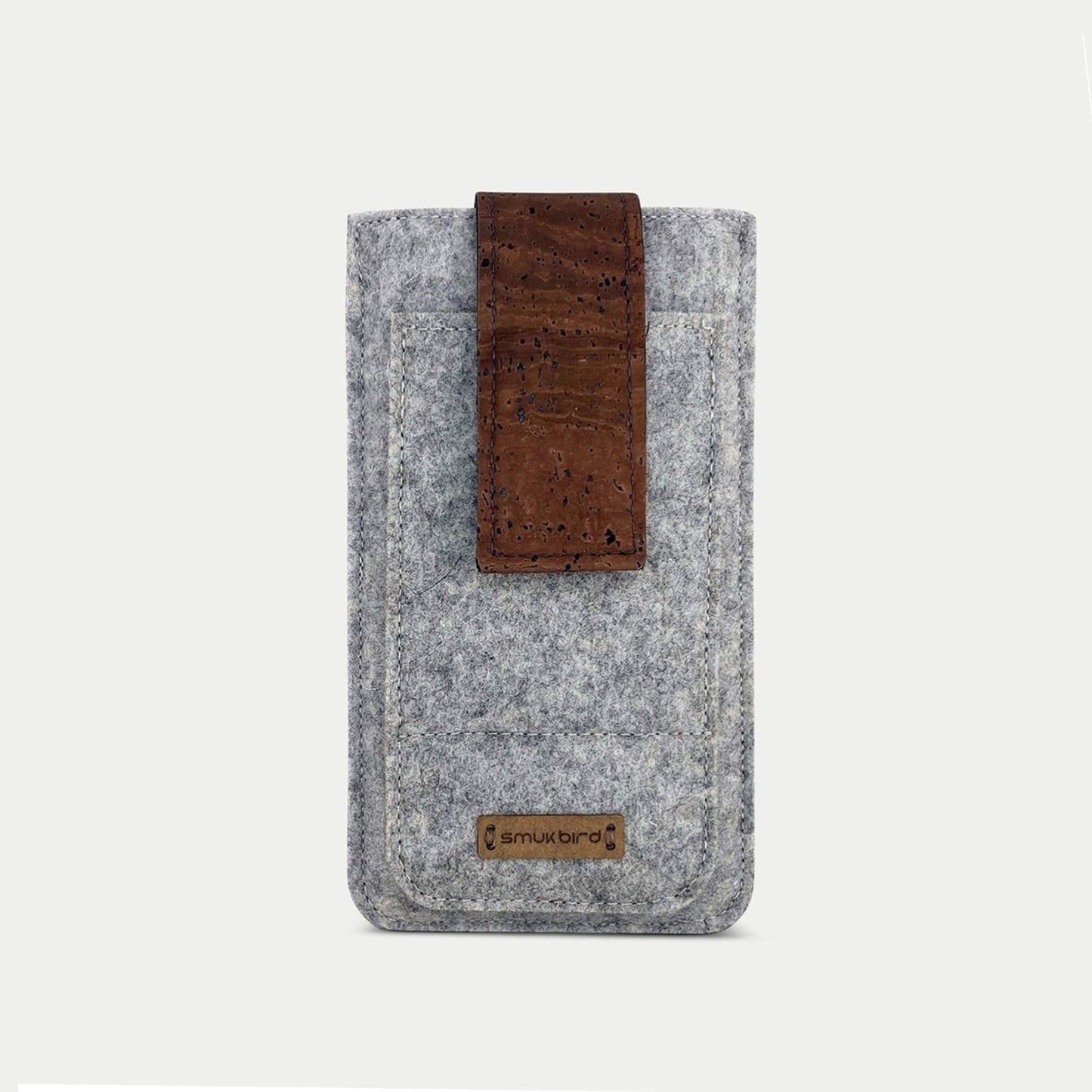 Handy Gürteltasche für Samsung Galaxy S21 FE | mit Magnetverschluss und Kartenfach | hellgrau | Modell CLIP