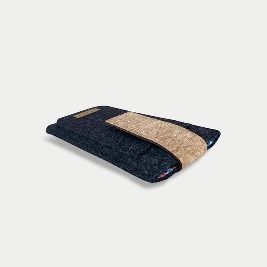 Handytasche für Samsung Galaxy M54 | mit Magnetverschluss und extra Fach | anthrazit - Colorful | Modell HAKA