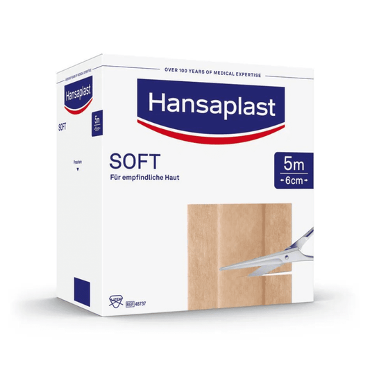 Hansaplast Soft Pflaster, 5 Meter verschiedene Breiten