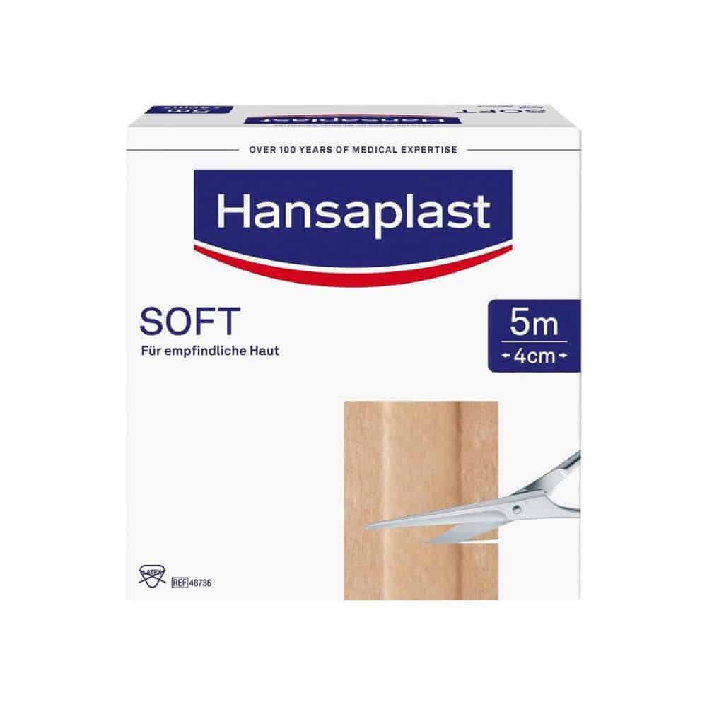 Hansaplast Soft Pflaster, 5 Meter verschiedene Breiten