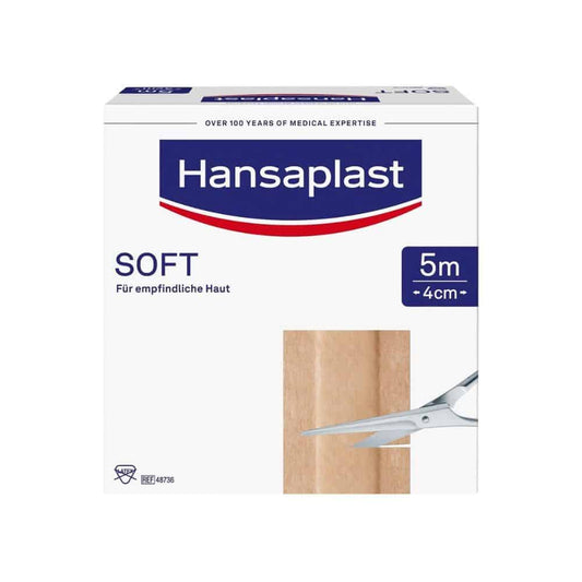 Hansaplast Soft Pflaster, 5 Meter verschiedene Breiten