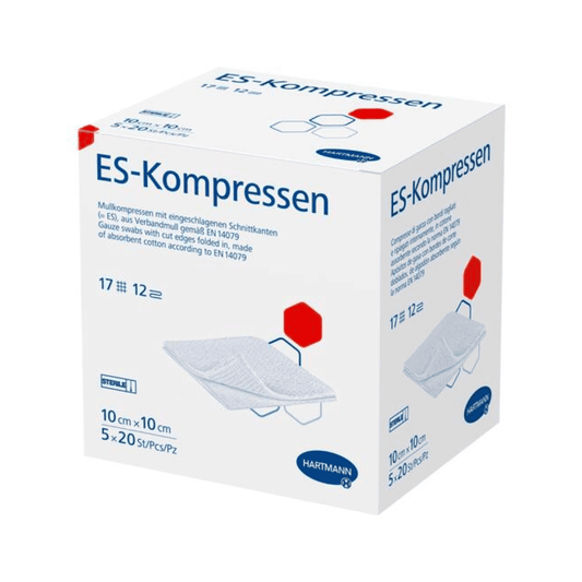 Hartmann ES-Kompressen 10 x 10 cm, 12-fach, steril