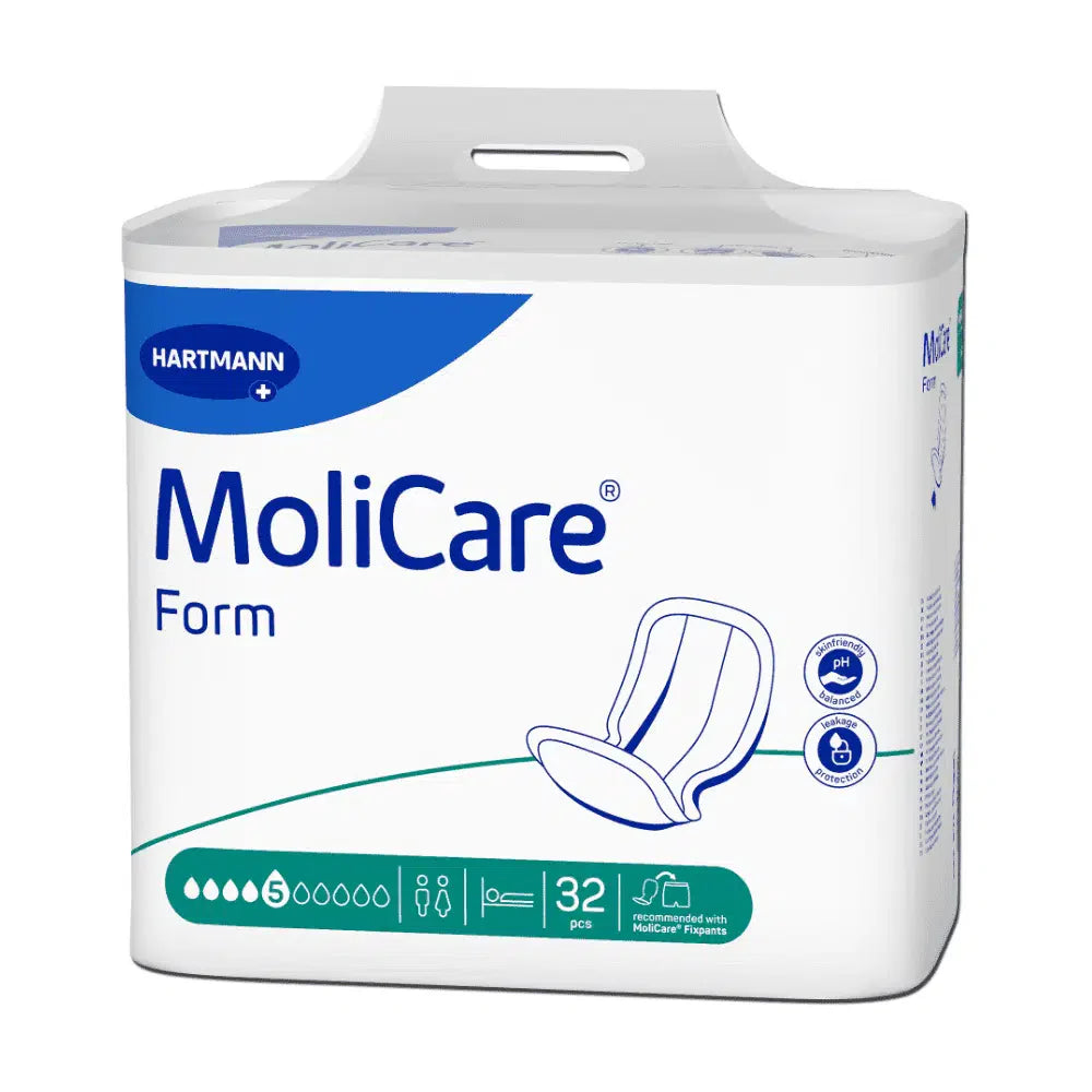 Hartmann MoliCare® Form Vorlage, 5 Tropfen - 32 Stück | Packung (32 Stück)