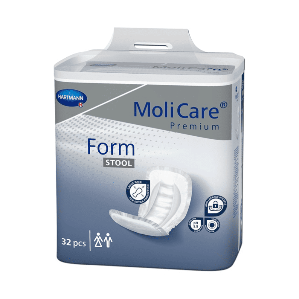 Auslaufartikel: Hartmann MoliCare Premium Form STOOL P32 | Packung (32 Stück)