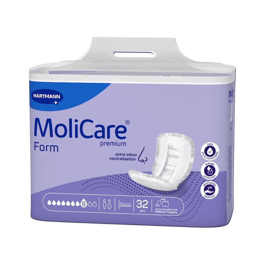 Hartmann MoliCare® Premium Form Vorlage, 8 Tropfen - 32 Stück | Packung (32 Stück)