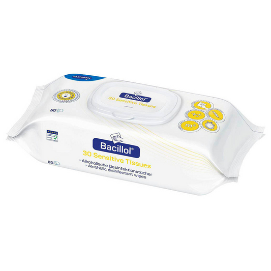 Hartmann Bacillol® 30 Sensitive Tissues   | Flowpack (80 Tücher)