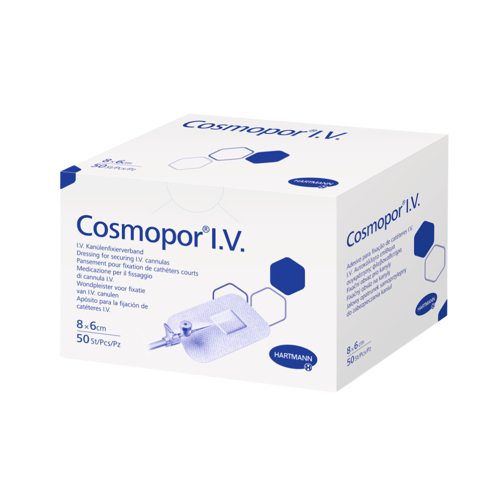 Hartmann Cosmopor I.V.KanuelenfixPfl. st 6x8cmP50 | Packung (50 Stück)