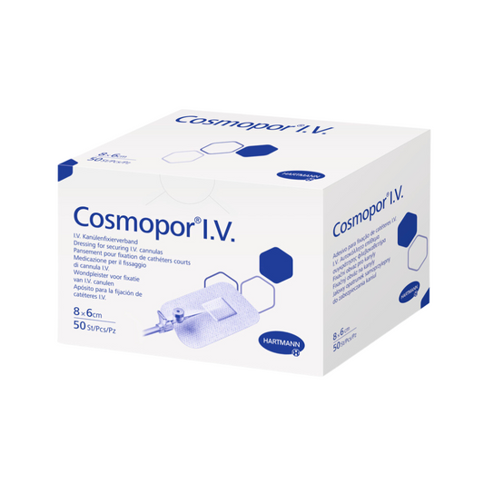 Hartmann Cosmopor I.V.KanuelenfixPfl. st 6x8cmP50 | Packung (50 Stück)