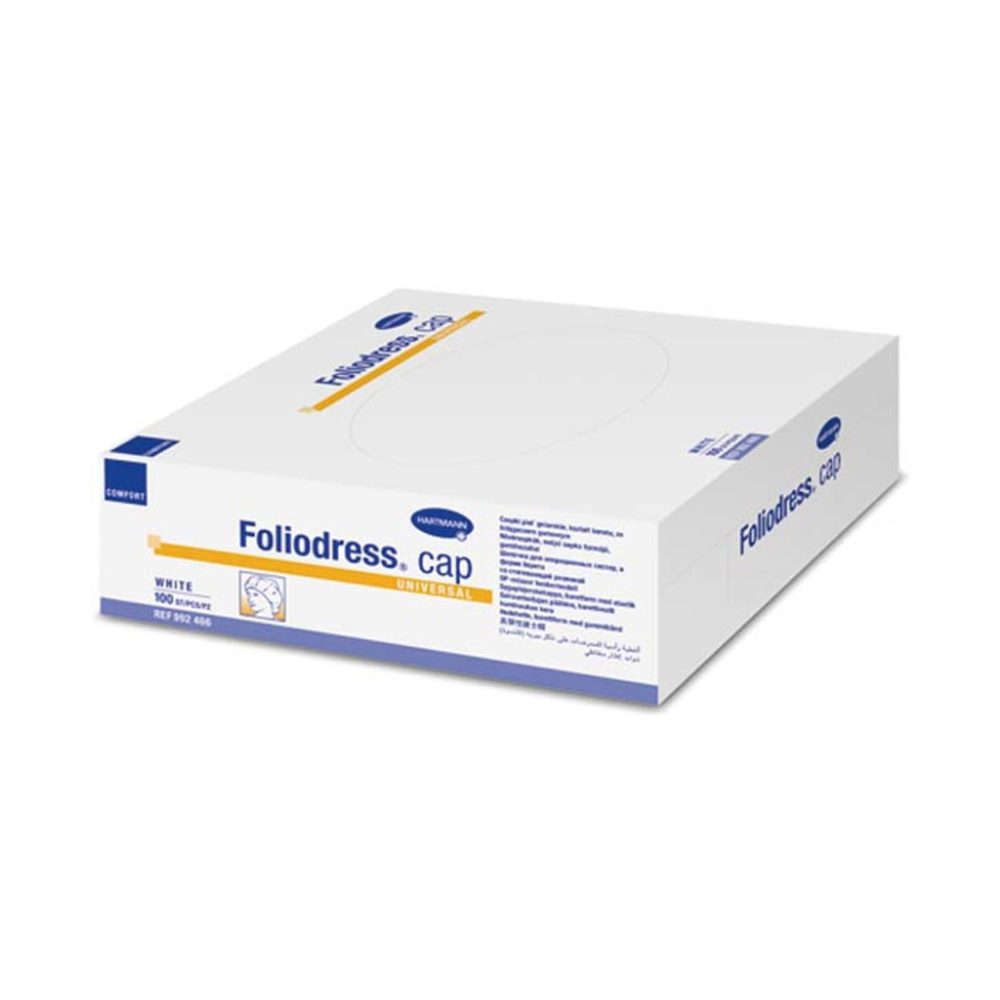 Hartmann Foliodress® Cap "universal" Comfort OP-Hauben weiß  | Packung (100 Stück)