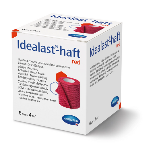 Hartmann Idealast®-haft Color, dauerelastische Idealbinde in rot