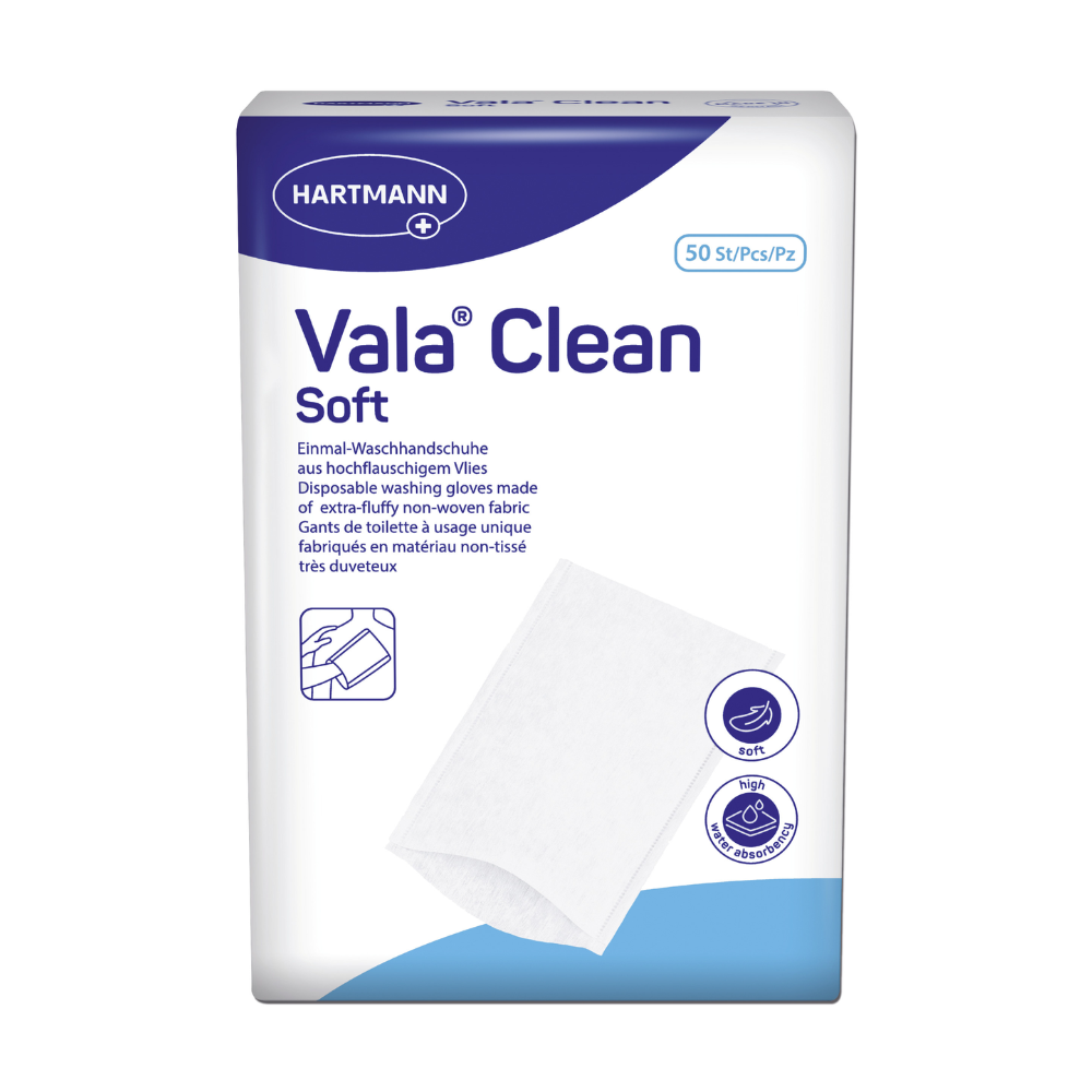 Hartmann Vala® Clean soft Einmal-Waschhandschuhe - 23 x 15,5 cm