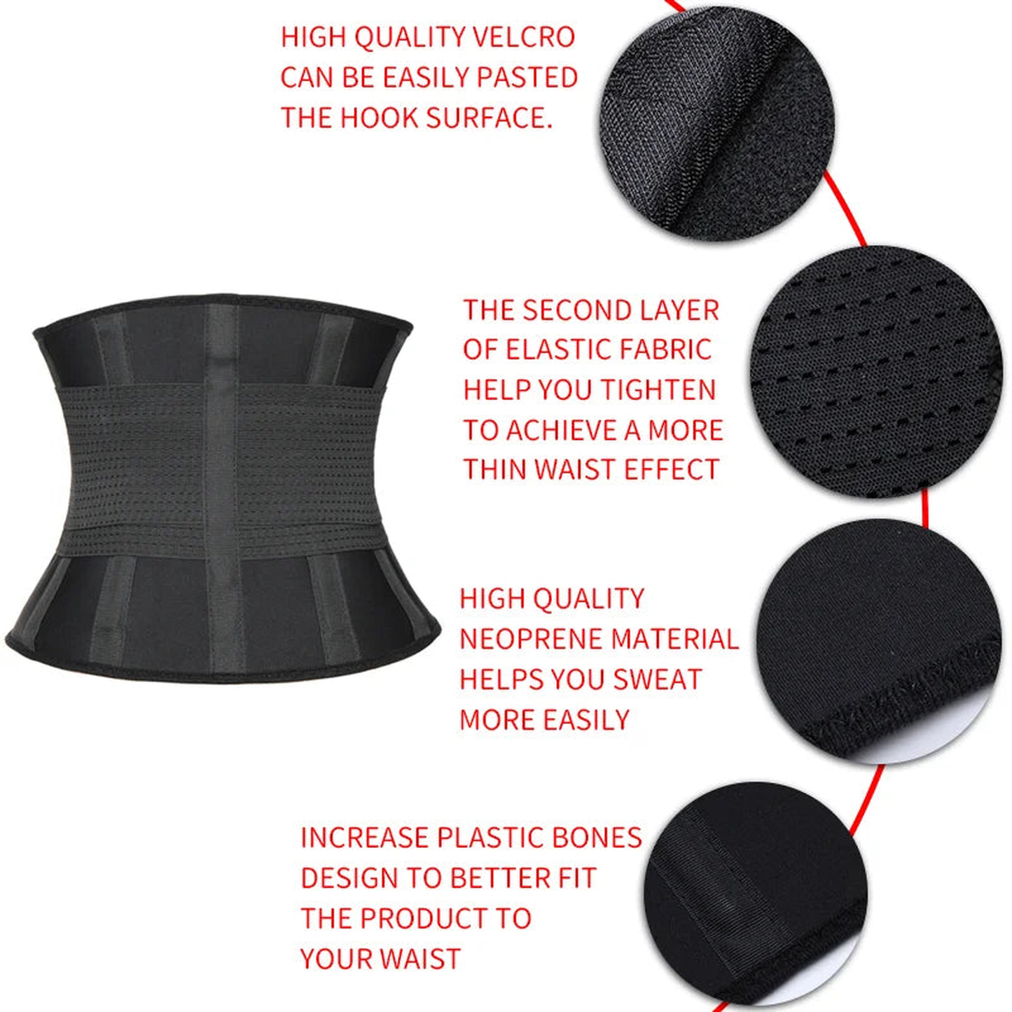 Waist Trainer Trimmer Fitness Corset Tummy Control Shapewear Stomach Trainers