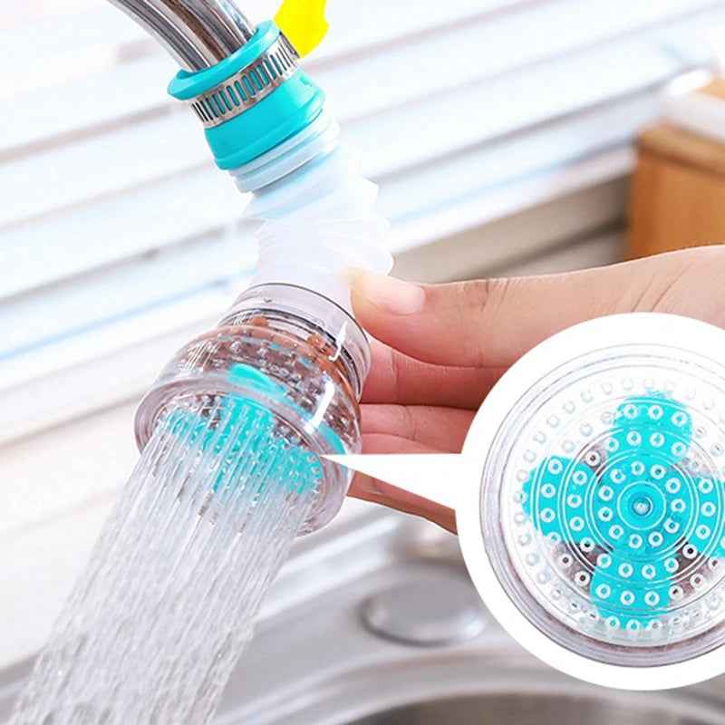 Rotatable 360 Faucet Extender