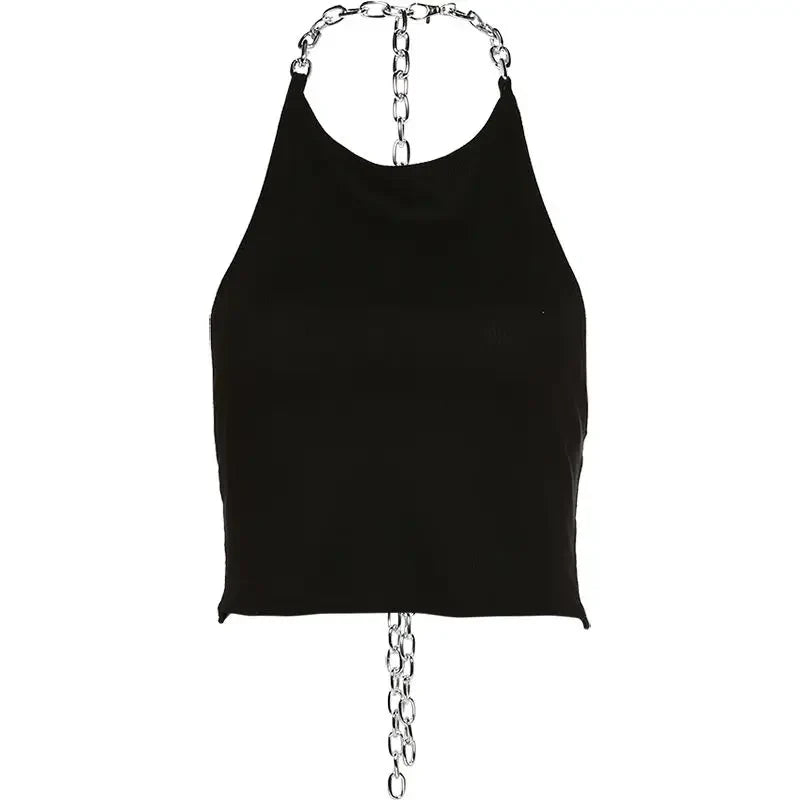 Chain Back Crop Top
