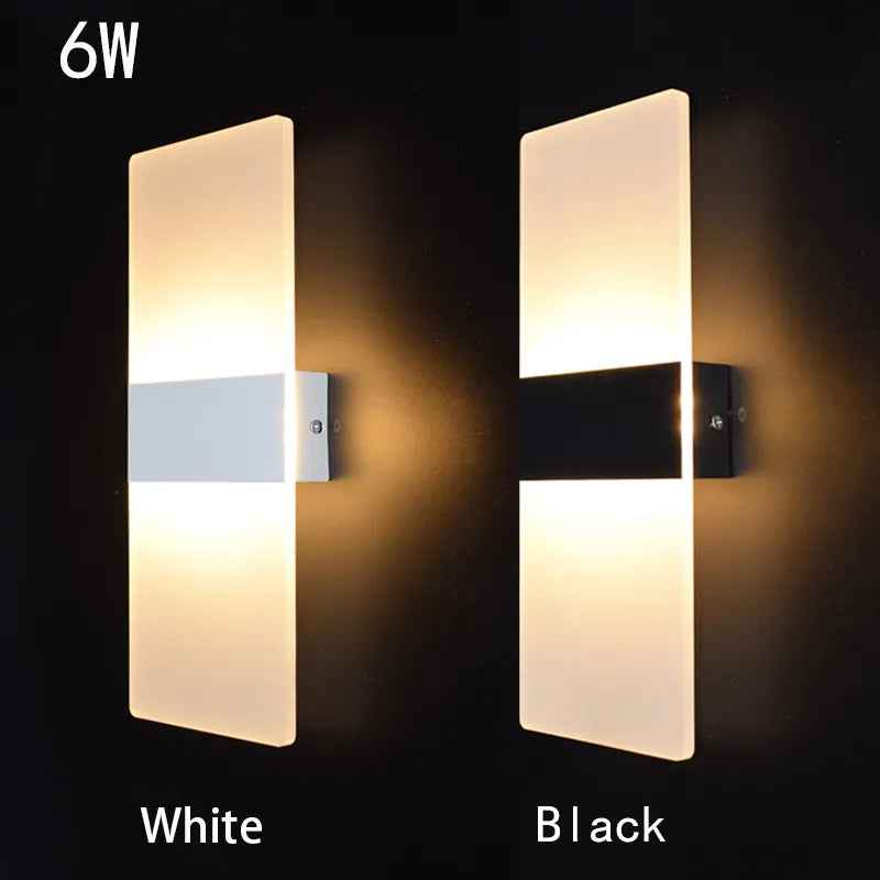 Mini Led Acrylic Wall Lamp AC90-260V