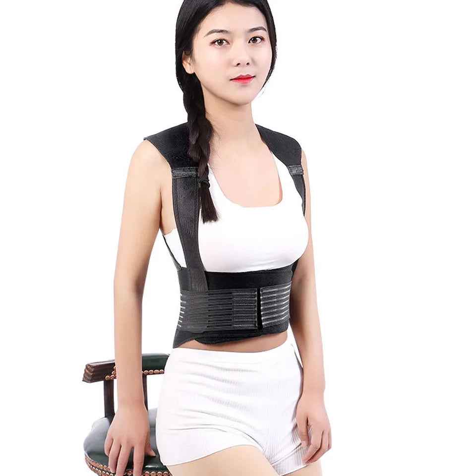 Tourmaline Self-Heating Brace Support Belt Back Posture Corrector
