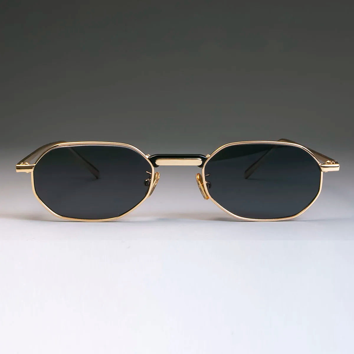 Klassískir steampunk-gleraugu úr málmi – lítil umgjörð, vintage unisex sólgleraugu