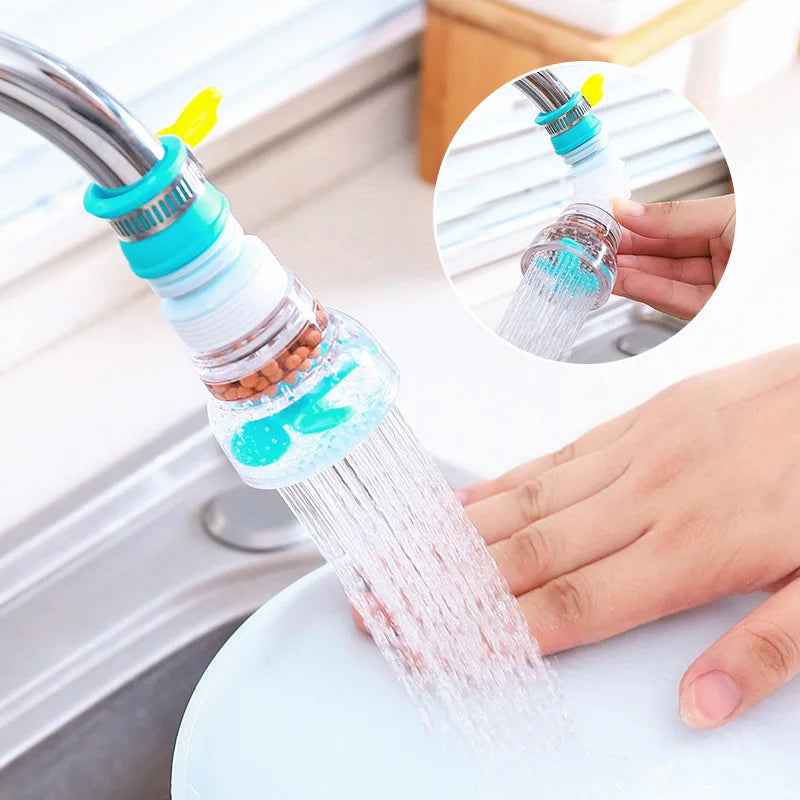 Rotatable 360 Faucet Extender