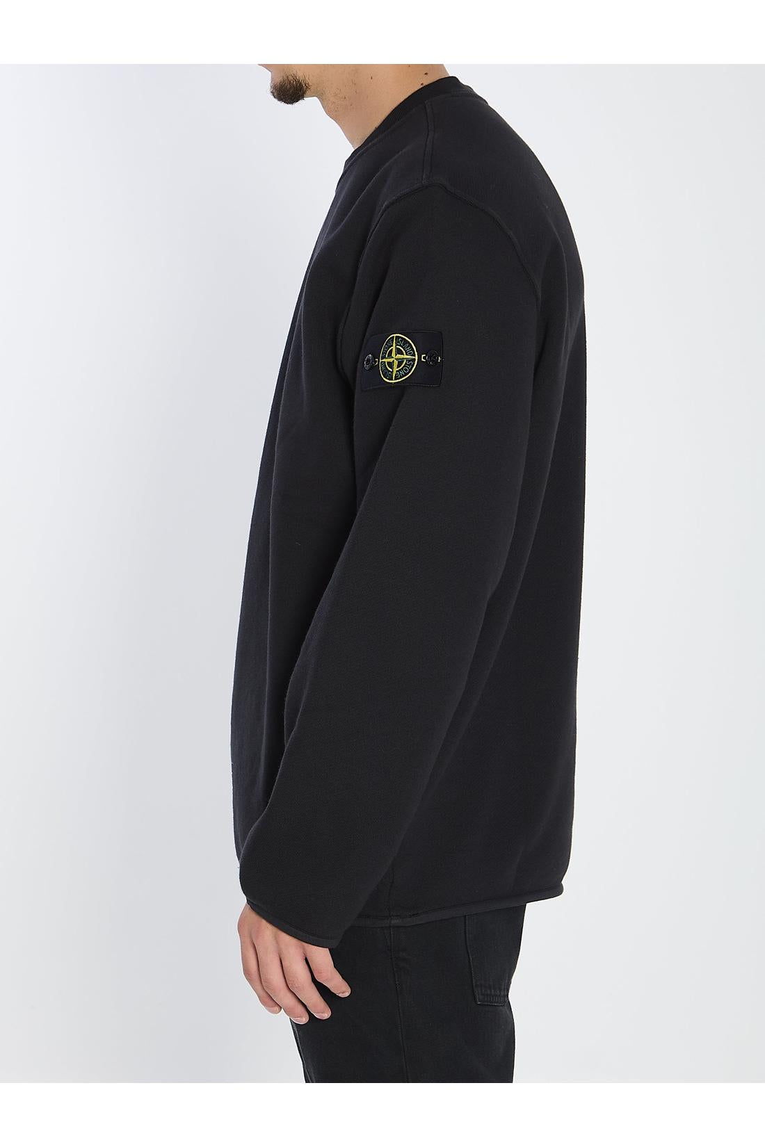 Heavy cotton crewneck sweatshirt
