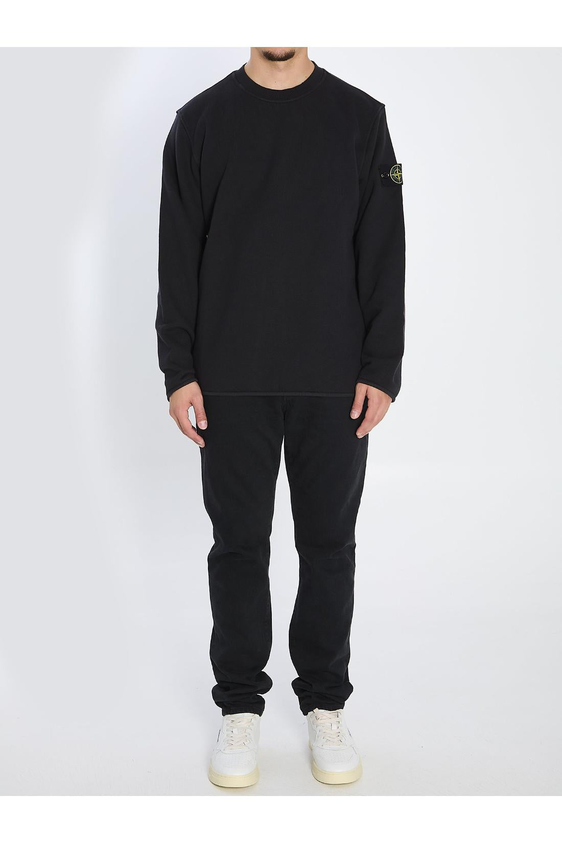 Heavy cotton crewneck sweatshirt