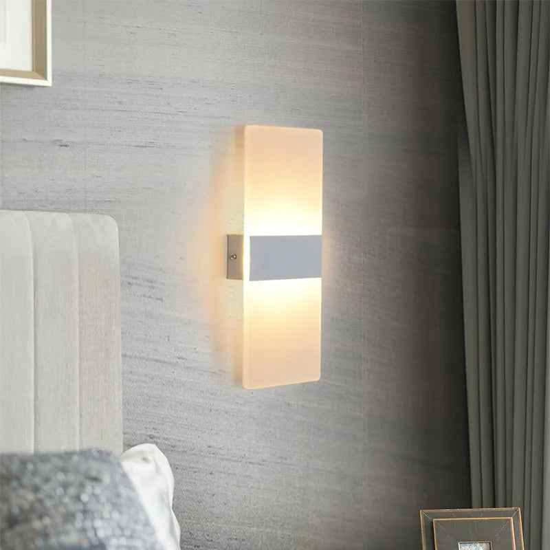 Mini Led Acrylic Wall Lamp AC90-260V