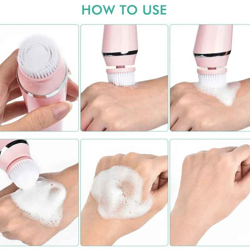 PurePulse™ Sonic Facial Massager And Facial Cleansing Brush