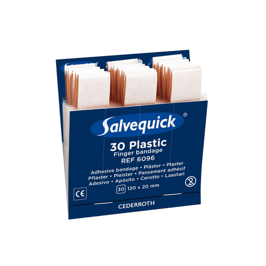 Auslaufartikel: Holthaus Medical Salvequick® Nachfülleinsatz Fingerverband Plastic | Packung (30 Stück)