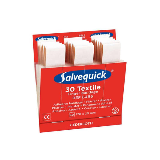 Auslaufartikel: Holthaus Medical Salvequick® Nachfülleinsatz Fingerverband Textile | Packung (30 Stück)