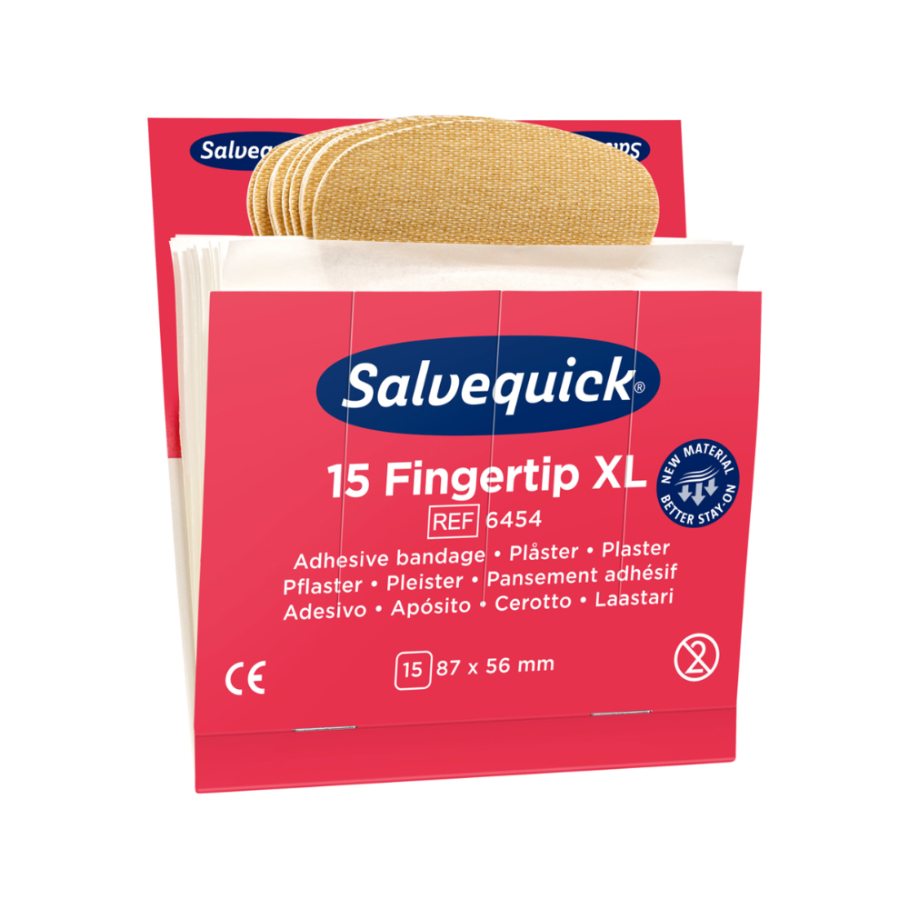Auslaufartikel: Holthaus Medical Salvequick® Nachfülleinsatz Fingertip XL Refill 6454 | Packung (15 Stück)