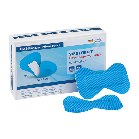 Holthaus YPSITECT® Fingerkuppenverband, wasserabweisend/detectable | Packung (1 Stück)