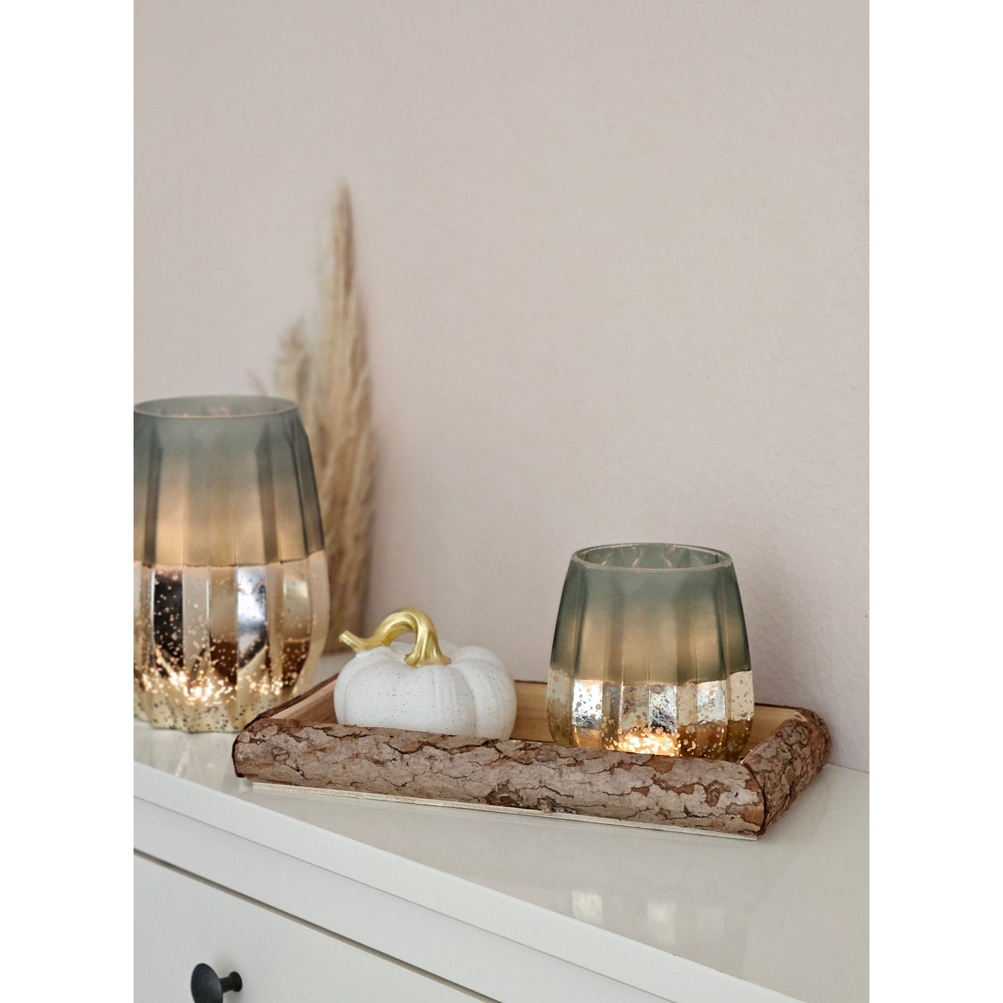 Tablett Holz Natur Baumrinde Dekobrett Holztablett Schale Servierbrett Länglich