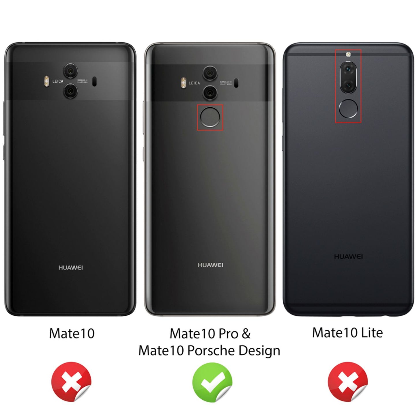 Huawei Mate 10 Pro símahulstur frá NALIA, sílikonhulstur með kolefnisútliti, þunnt