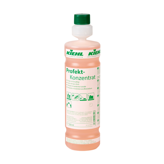 Kiehl Profekt-Konzentrat Reiniger mit Glanzpflege 1 L  | Karton (6 Flaschen)