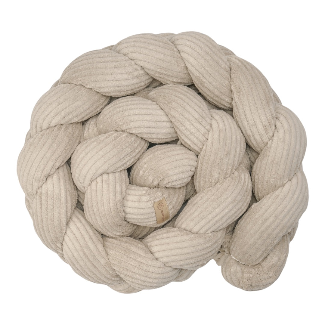 Bettschlange geflochten Cord – Kuschelige & robuste Bettumrandung