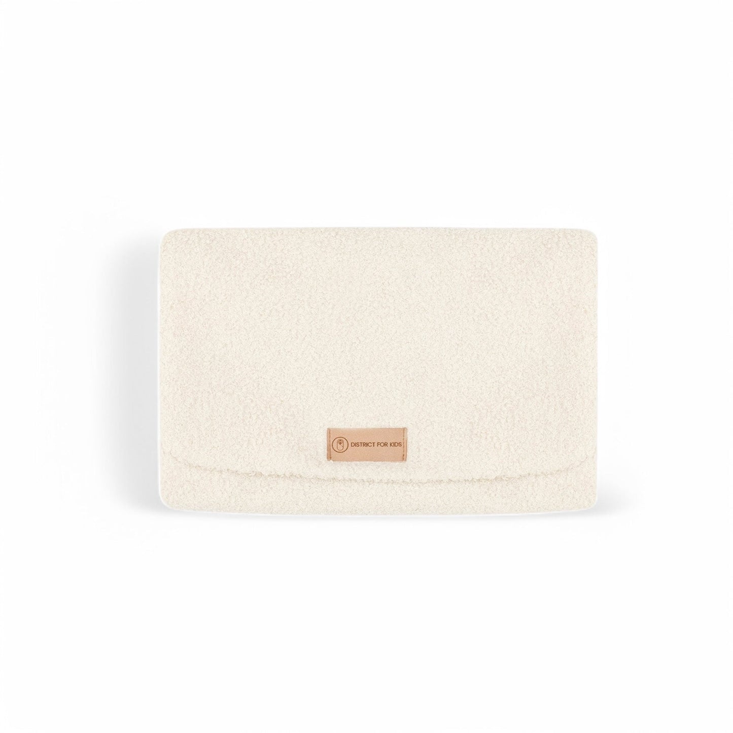 Wickelunterlage Teddystoff Bouclé – praktische Windeltasche für unterwegs