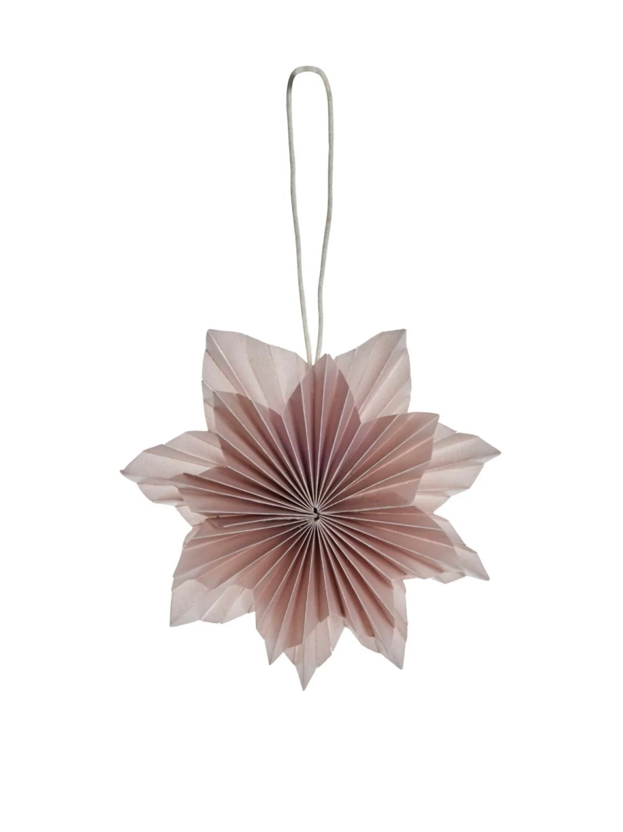 Christmas ornament Palisia powder pink