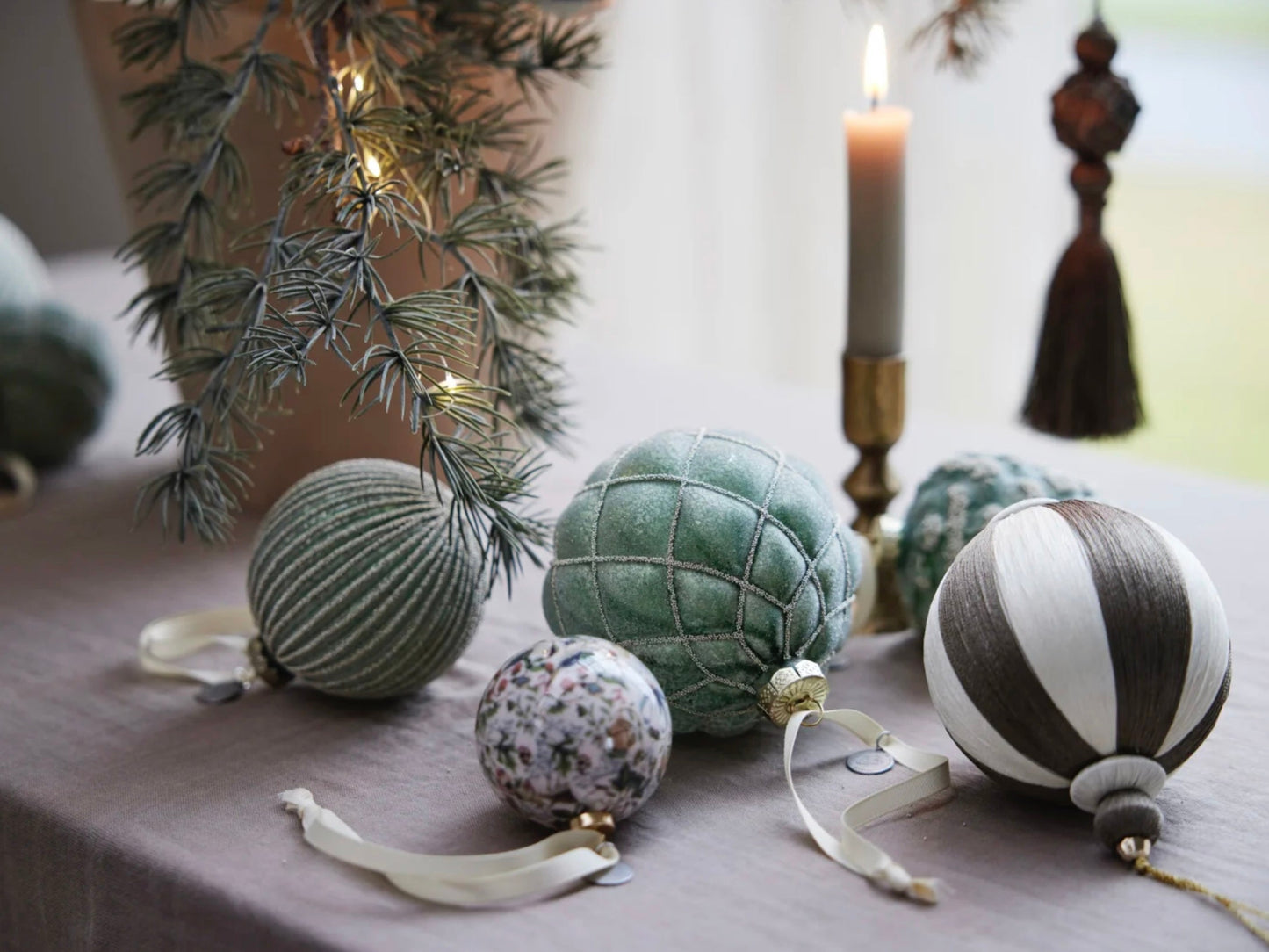 Christmas bauble Norille green