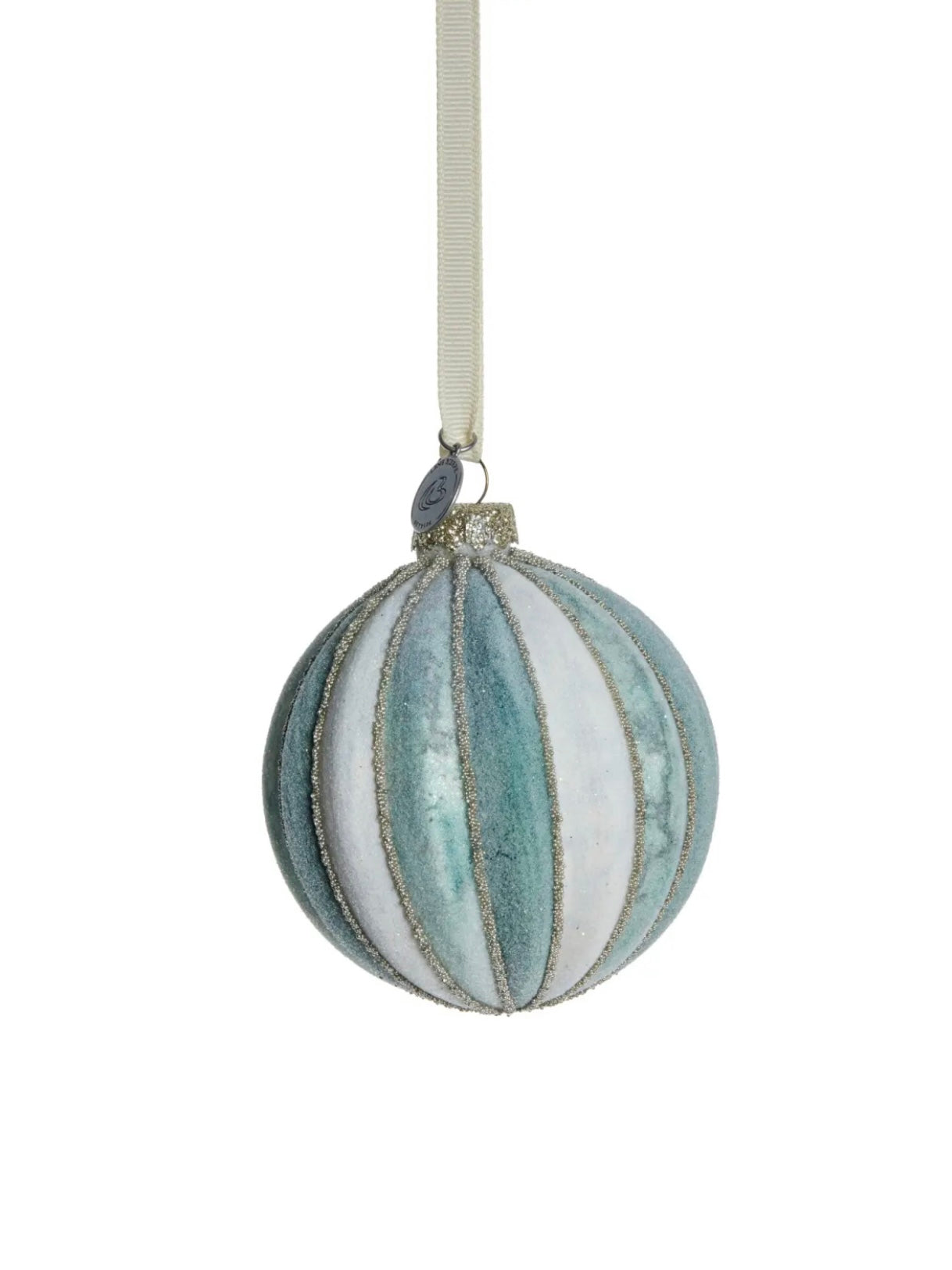 Christmas bauble Nomillia aqua