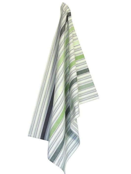 Geschirrtuch Streifen meeresgrün Mix
