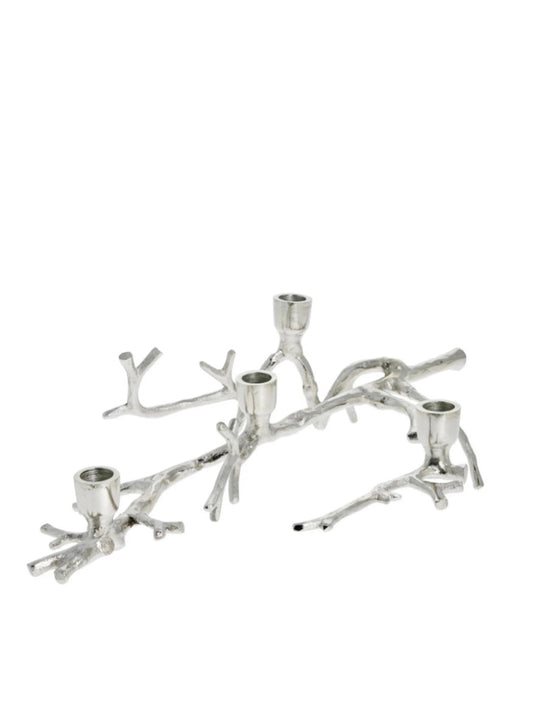 Marline silver candle holder