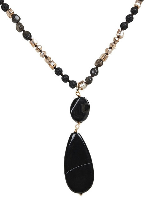 Halskette Grace schwarz