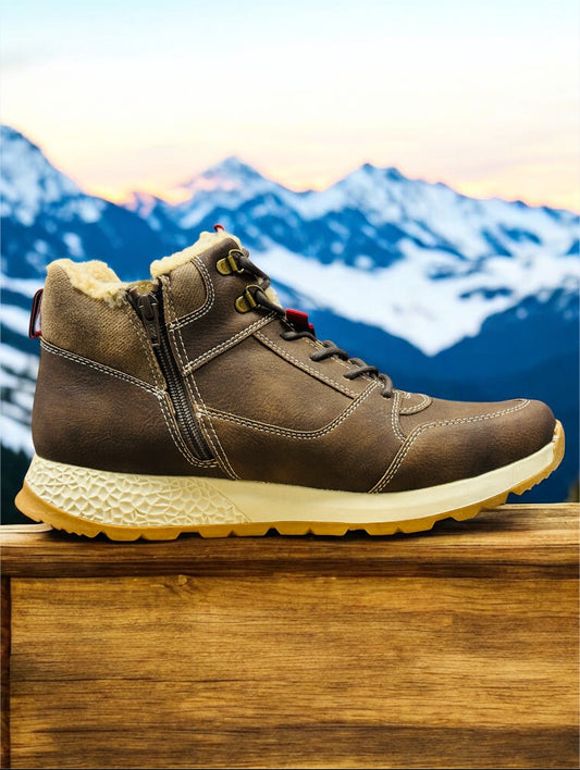 s.Oliver men's boots in dark brown