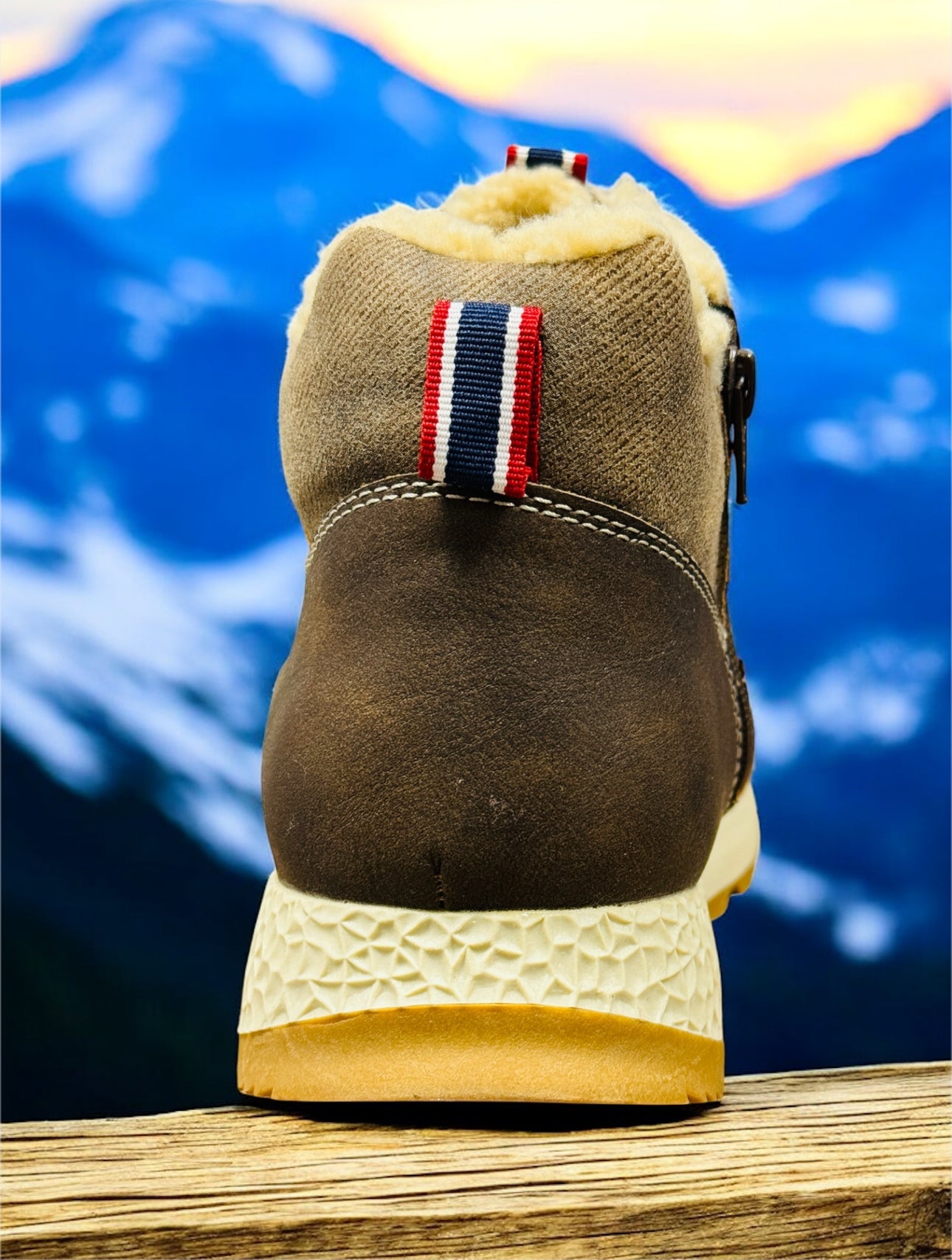 s.Oliver men's boots in dark brown