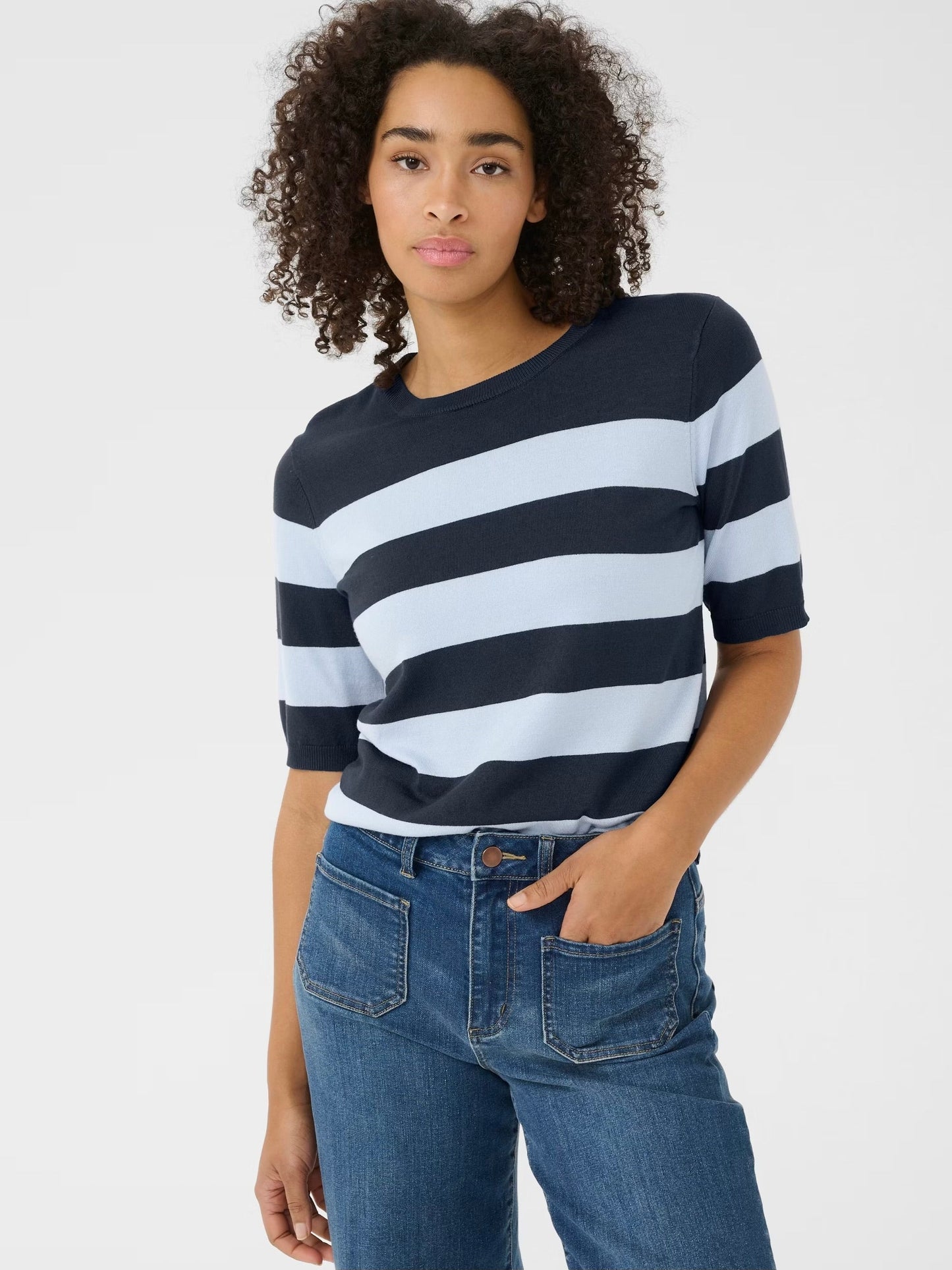 Pullover Lizza KA midnight/light blue stripe