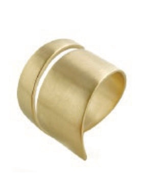 Ring Sunrise big, in silber und gold