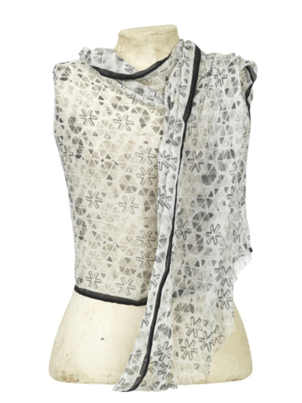 Modeschal Sardinia schilfgrau