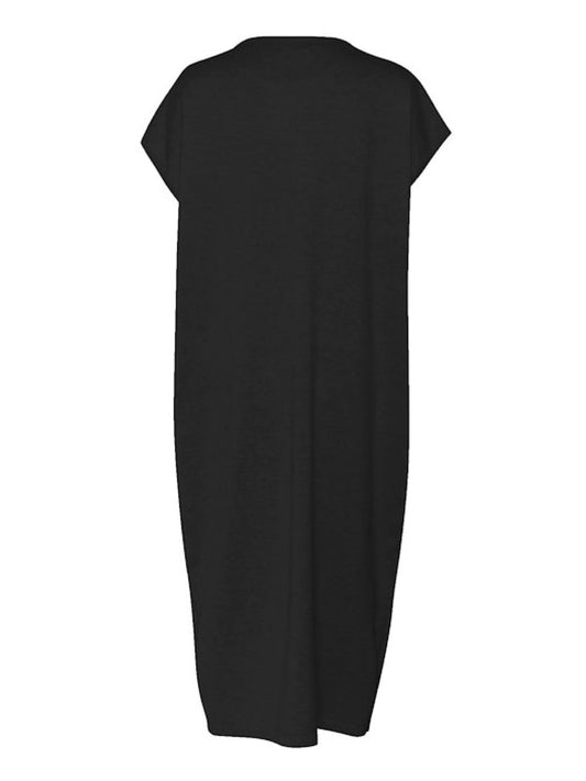 Strickkleid Mila SZ ärmellos lang schwarz